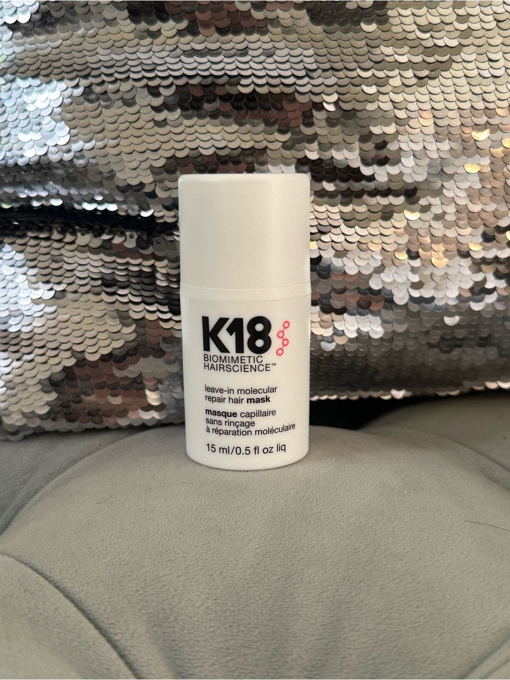 K18 Leave-In Molecular Repair Hair Mask — 0.5oz size